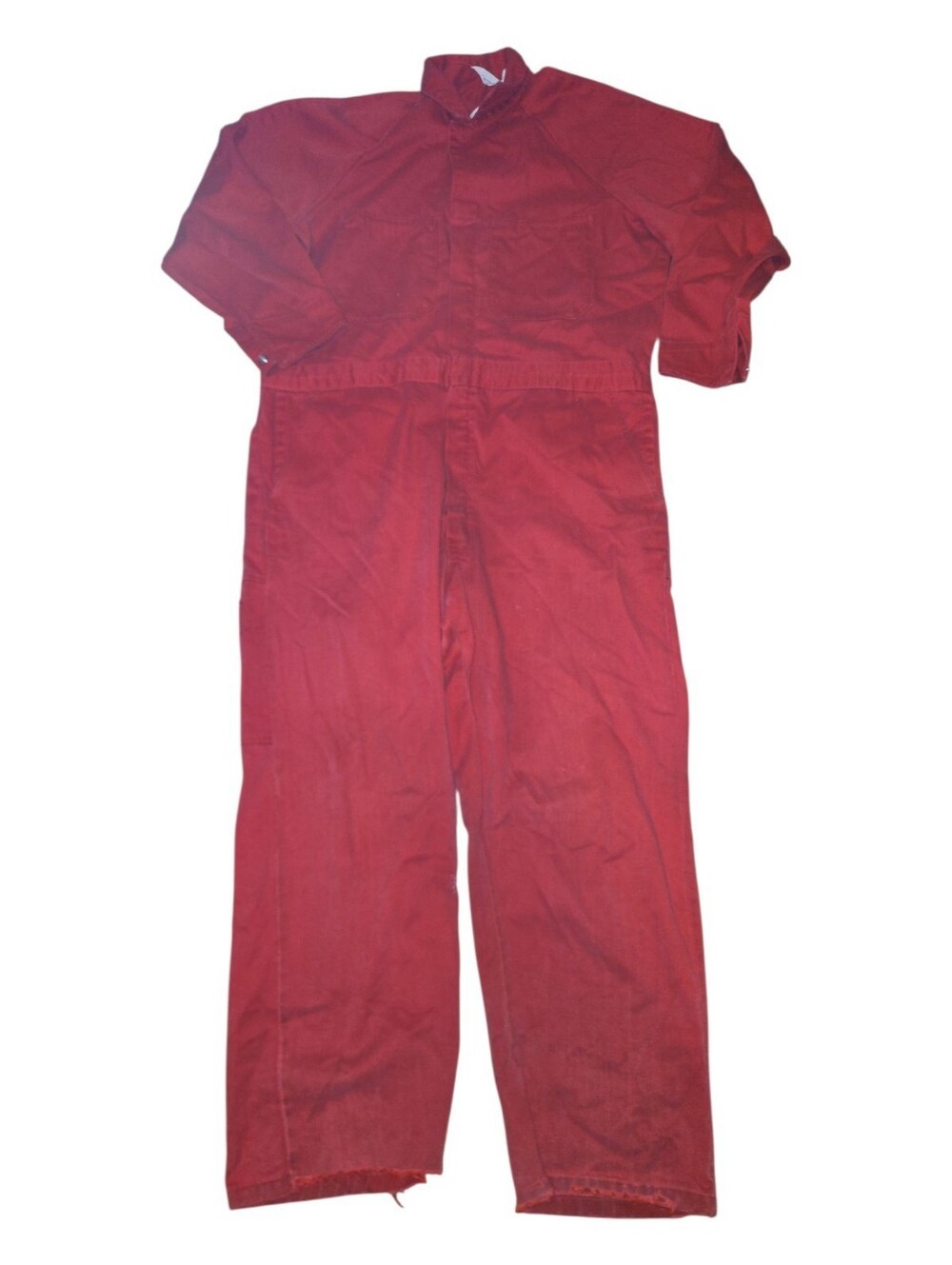 Vintage Sears Red MenUtility Coverall Jumpsuit Size 42S